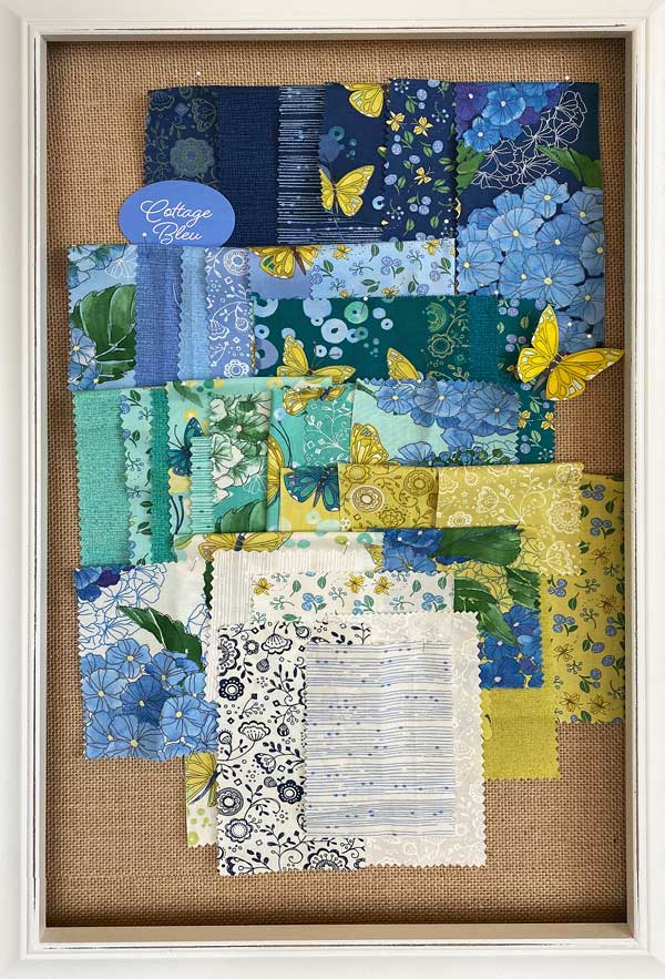 CT Robin Pickens Cottage Bleu Bulletin Board